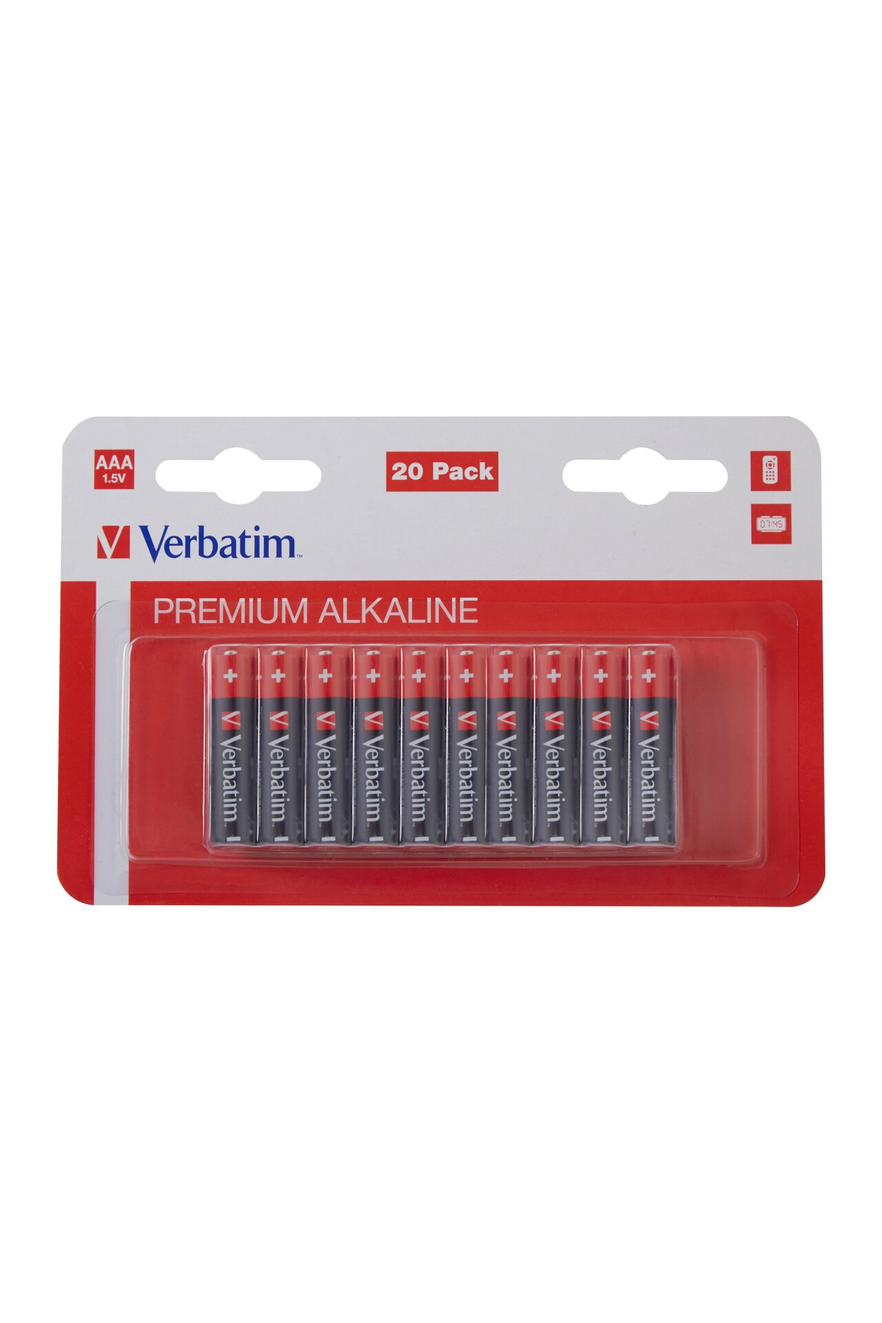 AAA batterier Verbatim Alkaline LR03 (20-Pack)