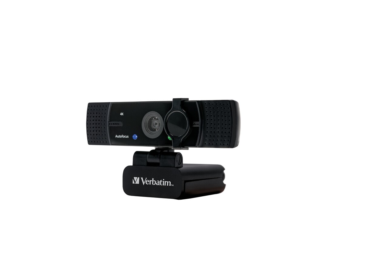 Webkamera - Verbatim - AWC-03 - ULTRA HD 4K - Autofocus - Med mikrofon - Sort