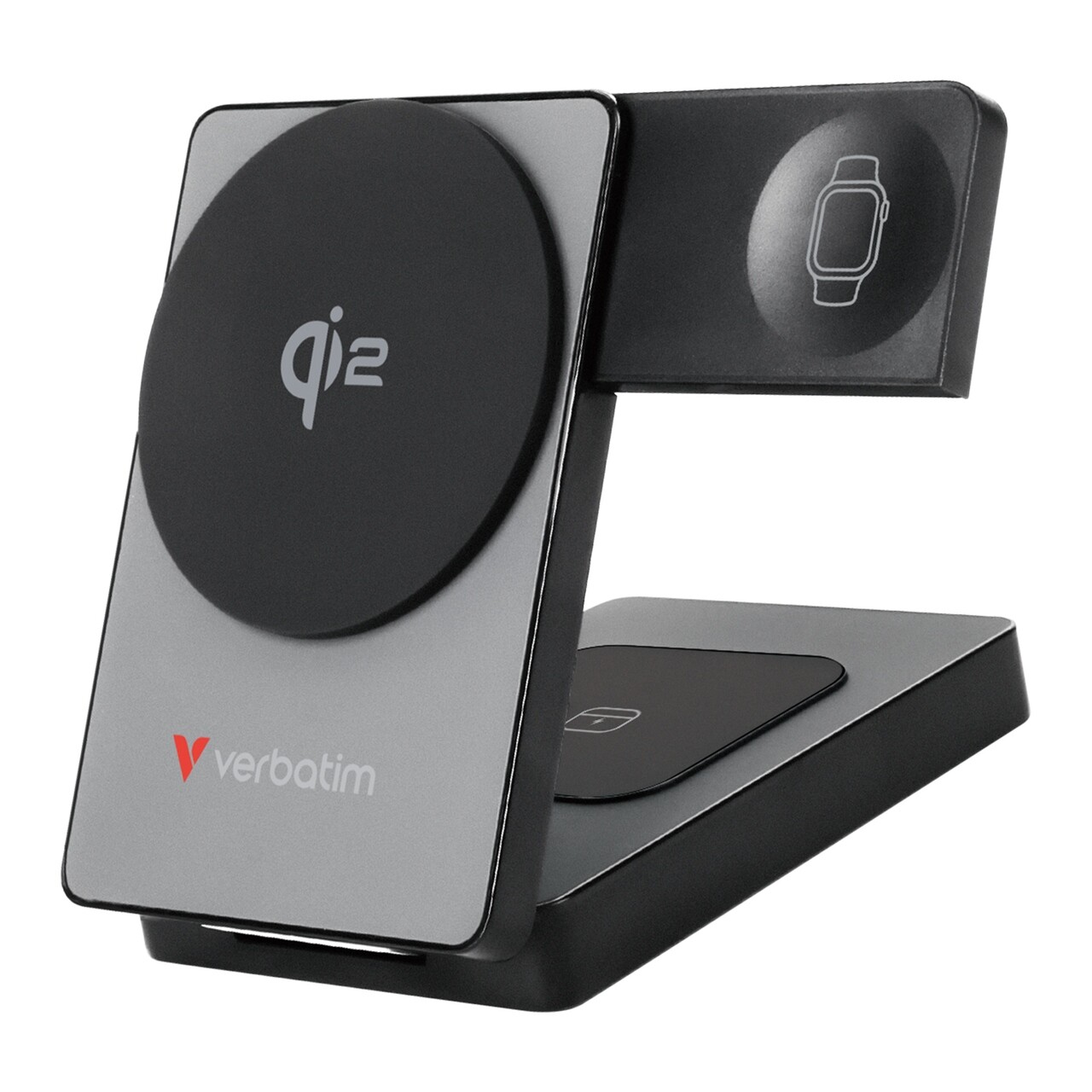 PowerBank Verbatim Charge 'n' Go Qi2 Mag W 5000 mAh grå