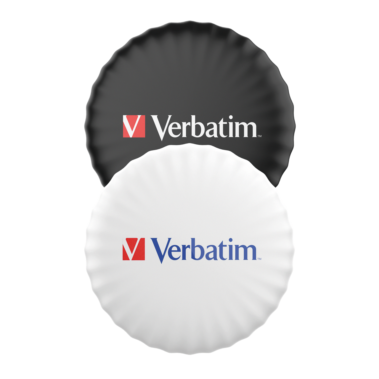 Verbatim My Finder Coin Bluetooth Item Finder, Black/White (2 pack)