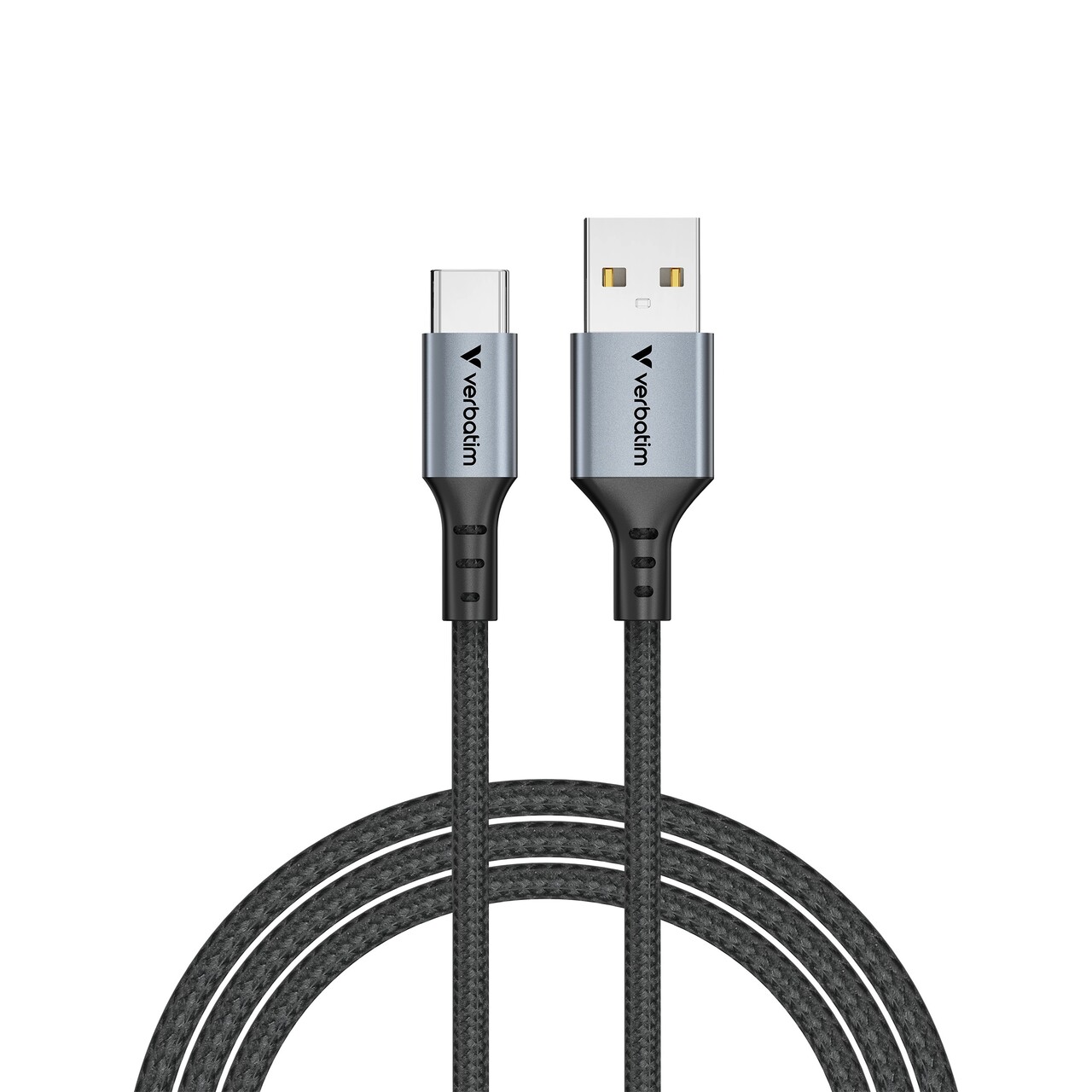 Oplader - Verbatim - Sync & Charge - USB-A to USB-C - 18W - 120 cm - Grå