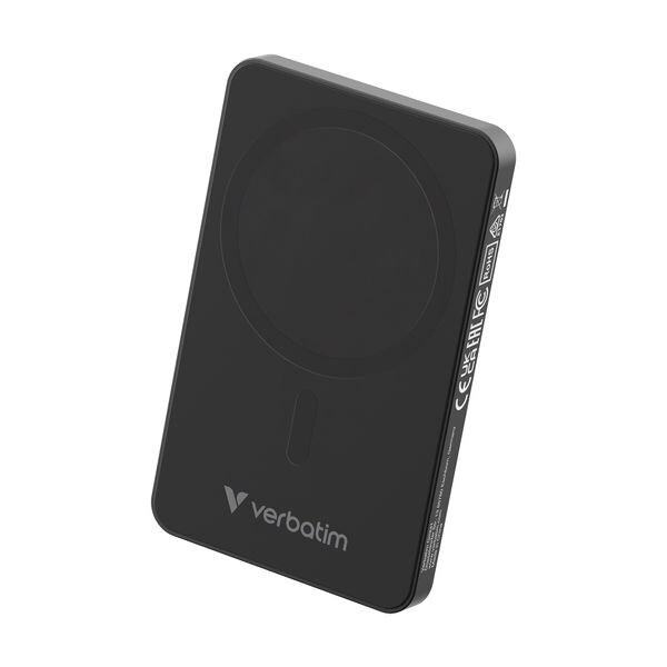 Verbatim VERBATIM Essentials Powerbank Magnet Wireless 5000Mah Black