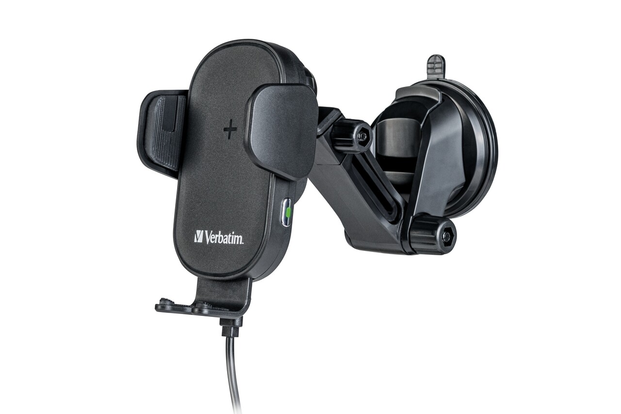Trådløs Biloplader - Verbatim FWC-01 Qi Fast Wireless - Sort