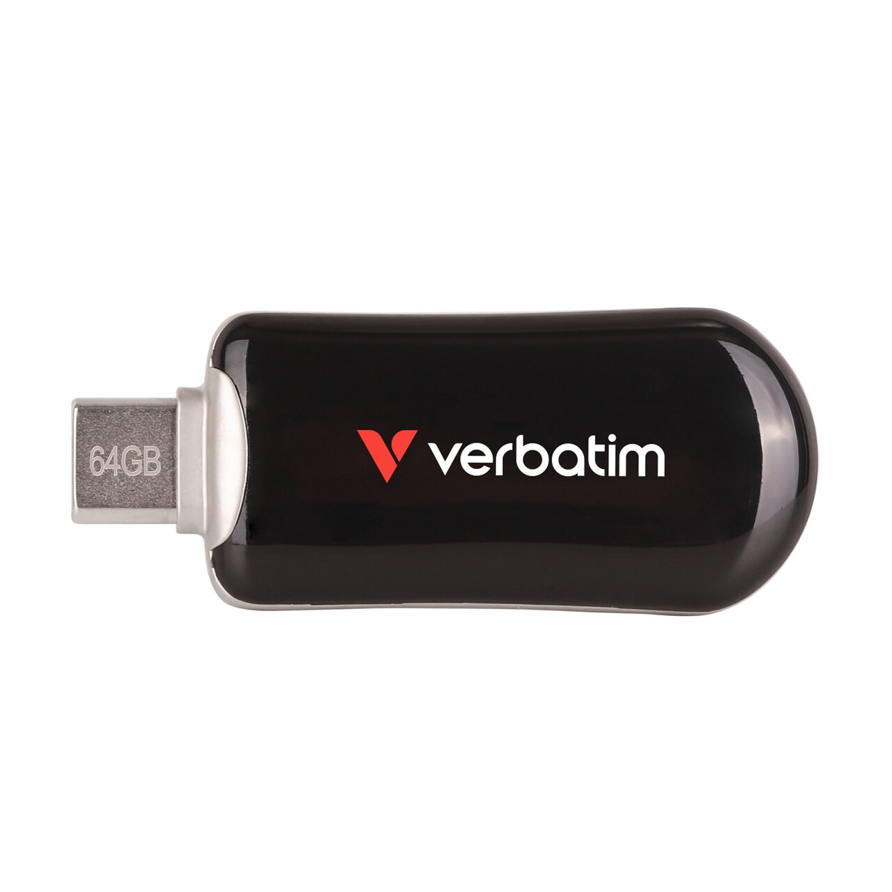 Verbatim, USB-C Flash Drive, Plectra, 64GB - Sort