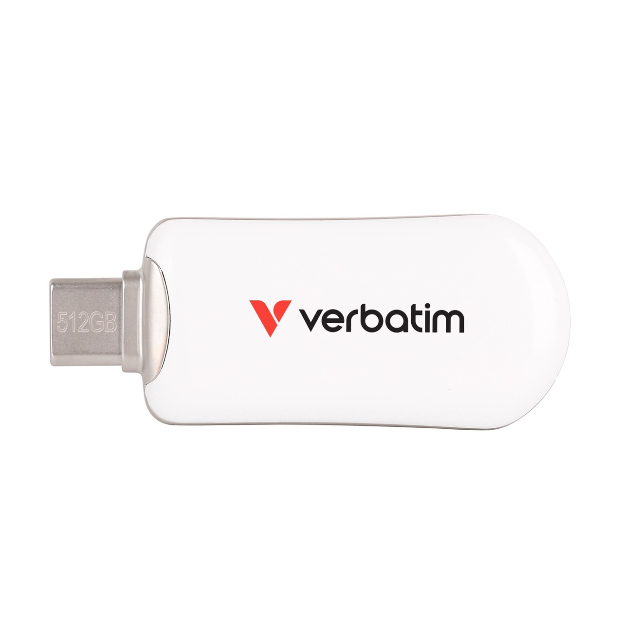 USB-C Flash Drive - Verbatim Plectra - 512GB - Hvid