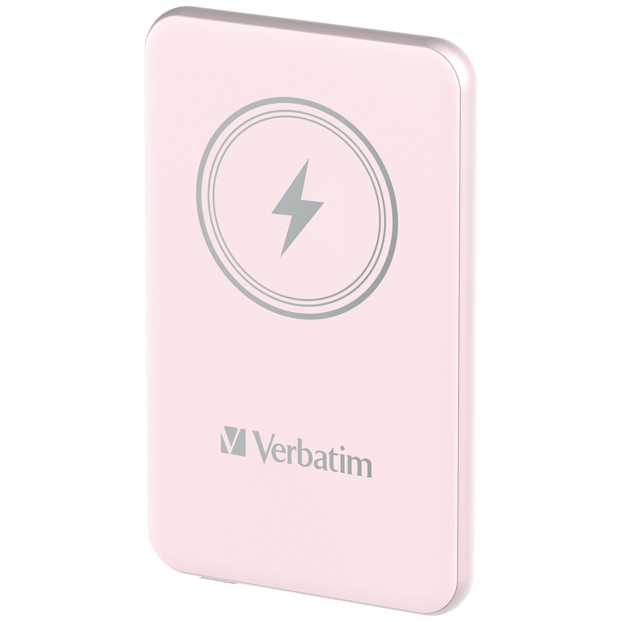 10 stk. Verbatim Power P 5000 mAh UBS-C PD 20W WIRELESS 15W Pink - Køb minimum 10 stk..