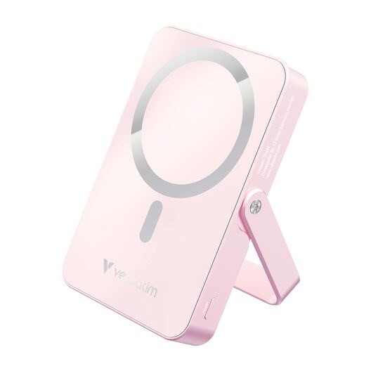 Verbatim VERBATIM Powerbank Magnet WL Charging 10000Mah Glass Pink