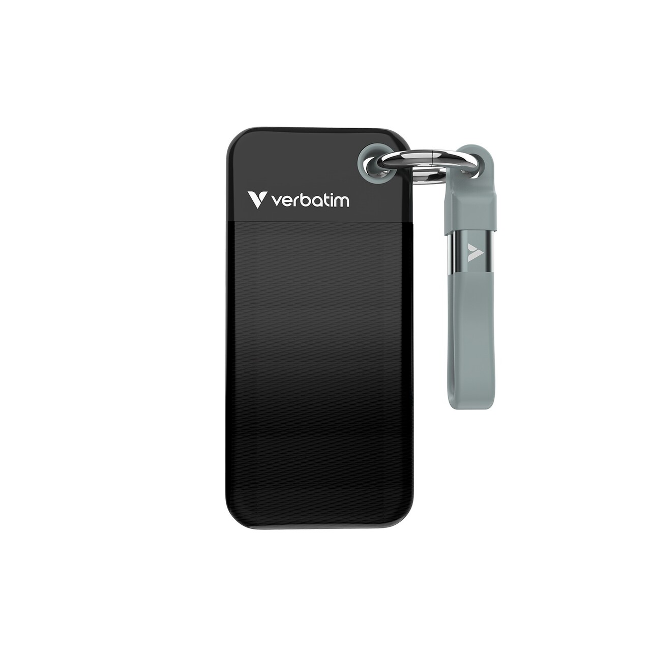 USB Verbatim USB 3.2 Gen 2 256GB Pocket SSD, Sort/Grå