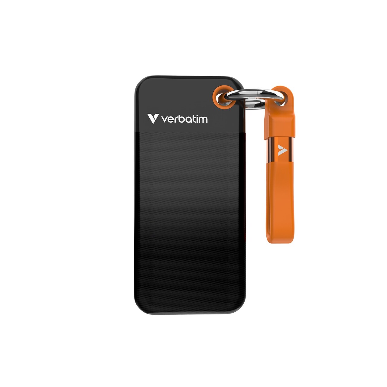 USB Verbatim USB 3.2 Gen 2 256GB Pocket SSD, Sort/Orange