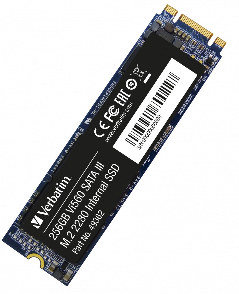 SSD harddisk, Verbatim, Vi560 Internal SATA III M.2 SSD, 256 GB