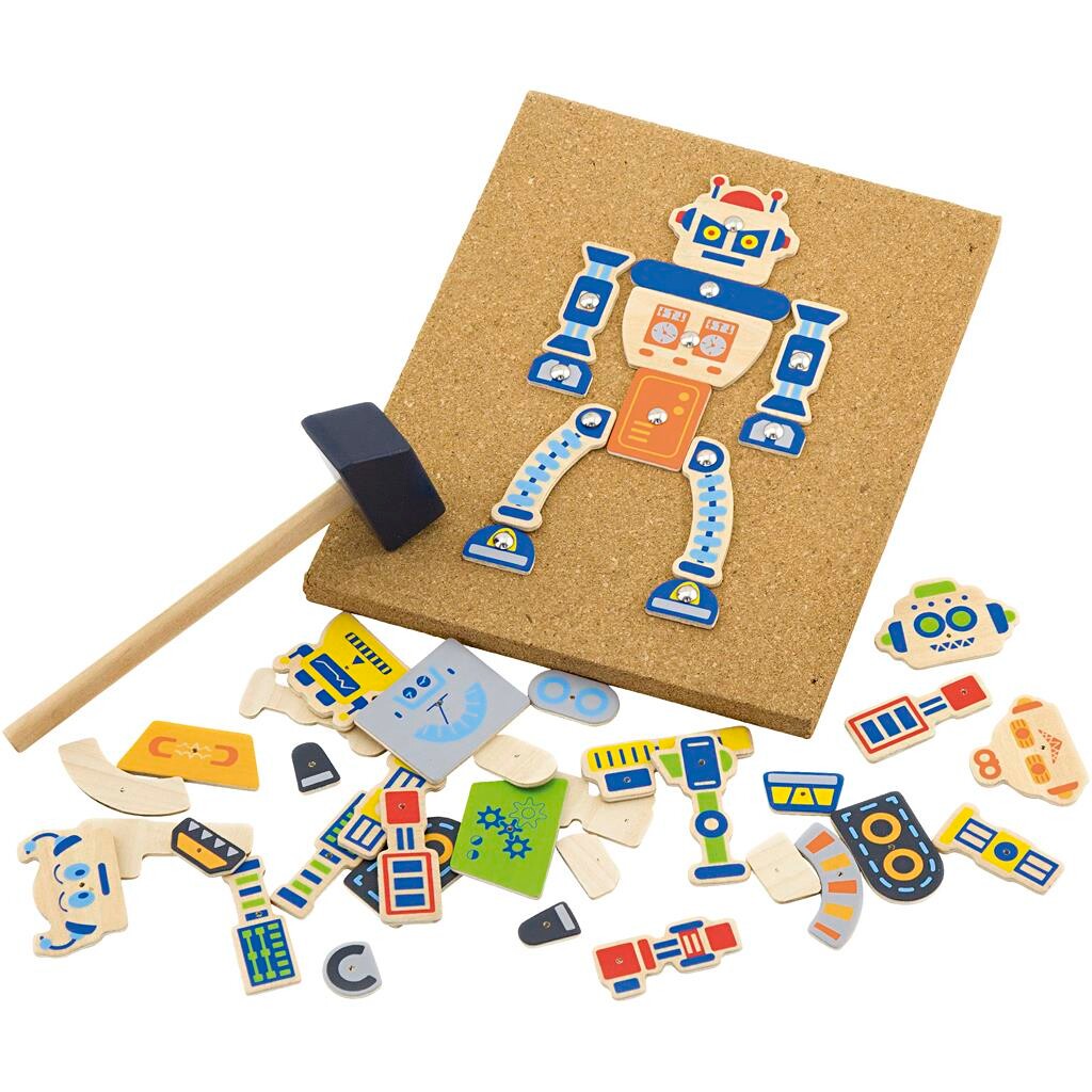 Hammermosaik robot VIGA str. 23x18 cm