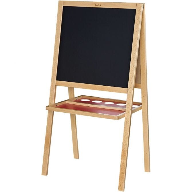 VIGA staffeli og tavle til børn, str. 125x59x48 cm, 1 stk.