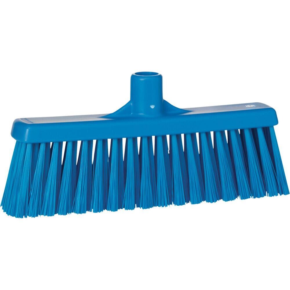 Vikan Kost med ret gevind medium blå 30 cm