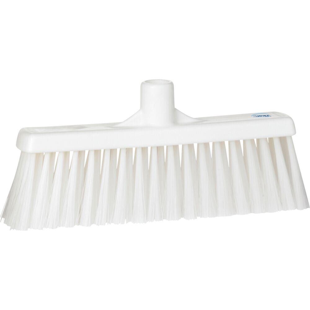 Vikan Kost medium med ret gevind hvid 31 cm