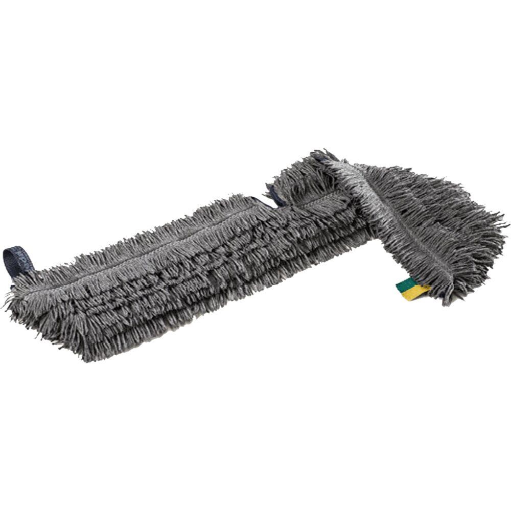 Vileda Moppe - Tør- fugt- og vådmoppe Vileda Swep Duo r-MicroTech grå 50 cm med lommer - 25 stk