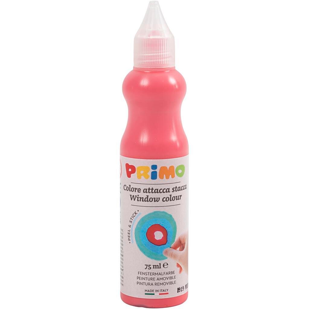 Vinduesmaling, D: 3,2 cm, rød, 75 ml/ 1 fl.