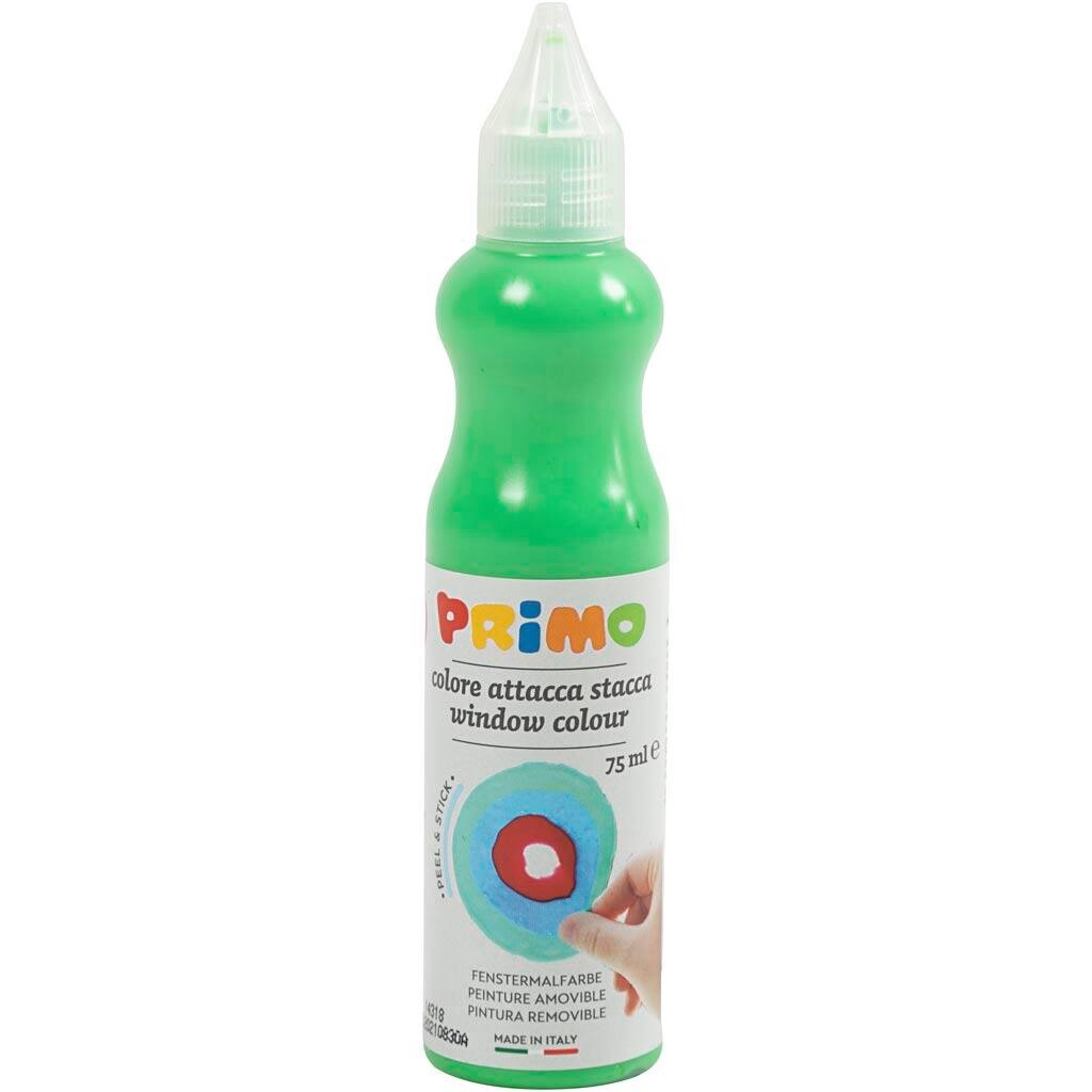 Vinduesmaling, grøn, 75 ml/ 1 fl.