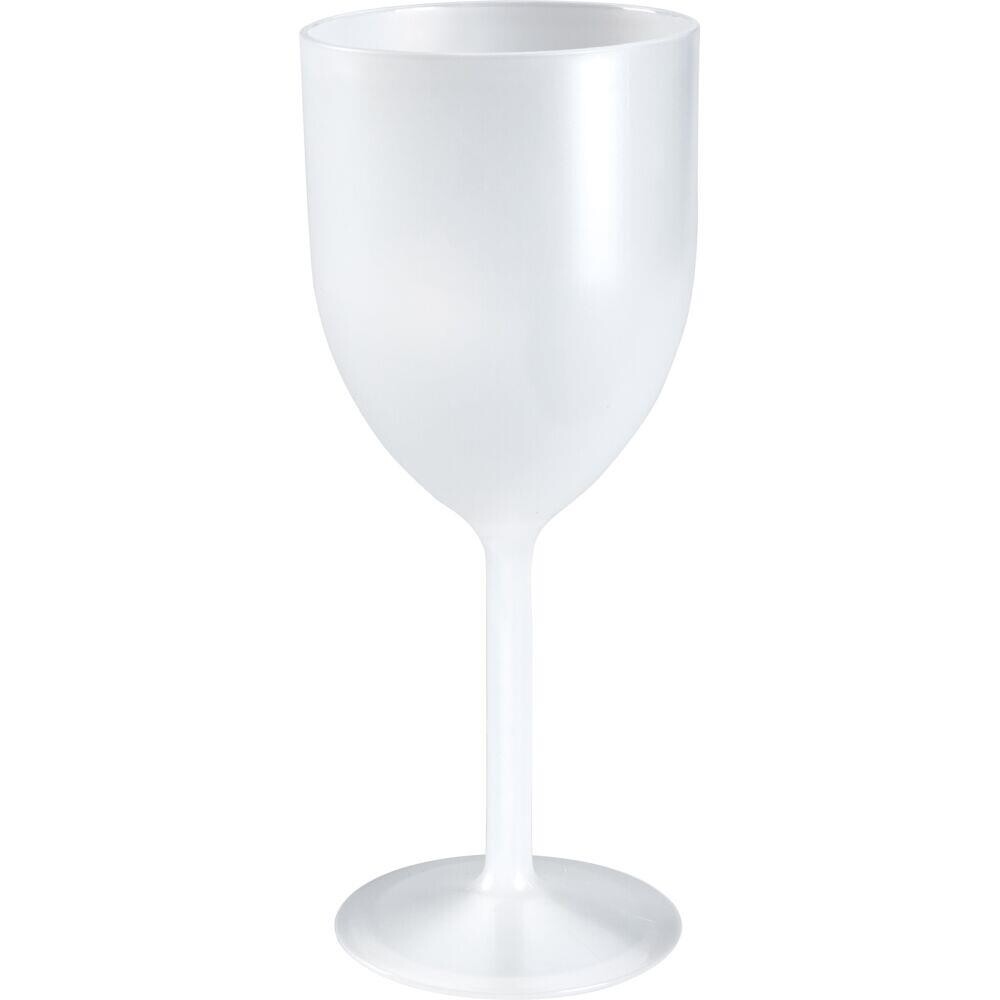 Vinglas, ABENA Gastro, 18,5cm, Ø7,6cm, 18 cl, 30 cl, frosted hvid, PP, til flergangsbrug - 20 stk
