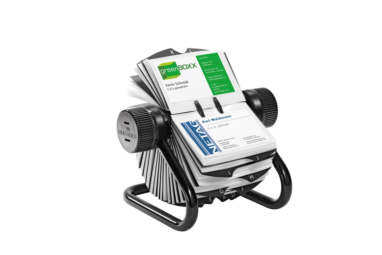 Visitkort holder VISIFIX sort