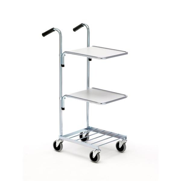 Vogn mini med 2 hylder 1065x360x650 mm