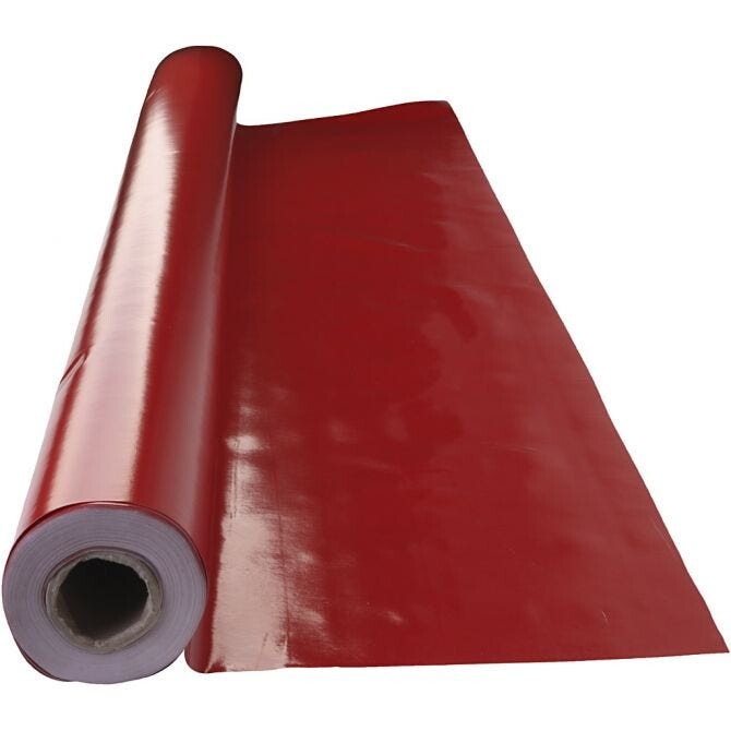 Voksdug - Rød - 140 cm x 20 m - PVC - Phthalatfri