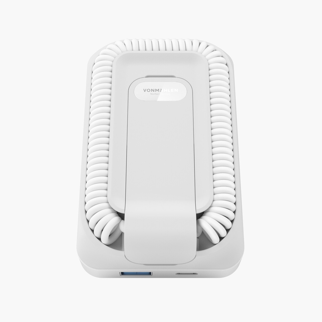 Powerbank m. kabel - Vonmählen allroundo Pro - 10.000 mAh - Hvid - All-in-One
