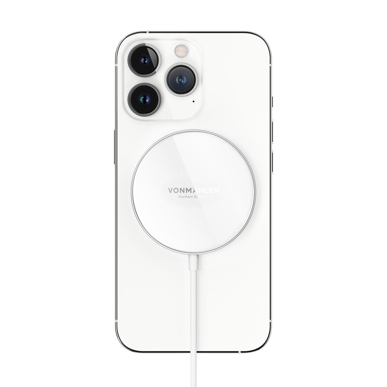 Oplader Vonmählen Aura Mini - The Magnetic Wireless Charging Pad White