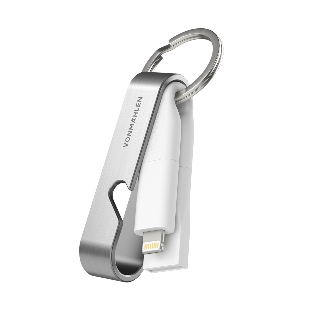 Kabel - Vonmählen High Six 6-i-1 - Sølv/Hvid - 61x16,5x12 mm