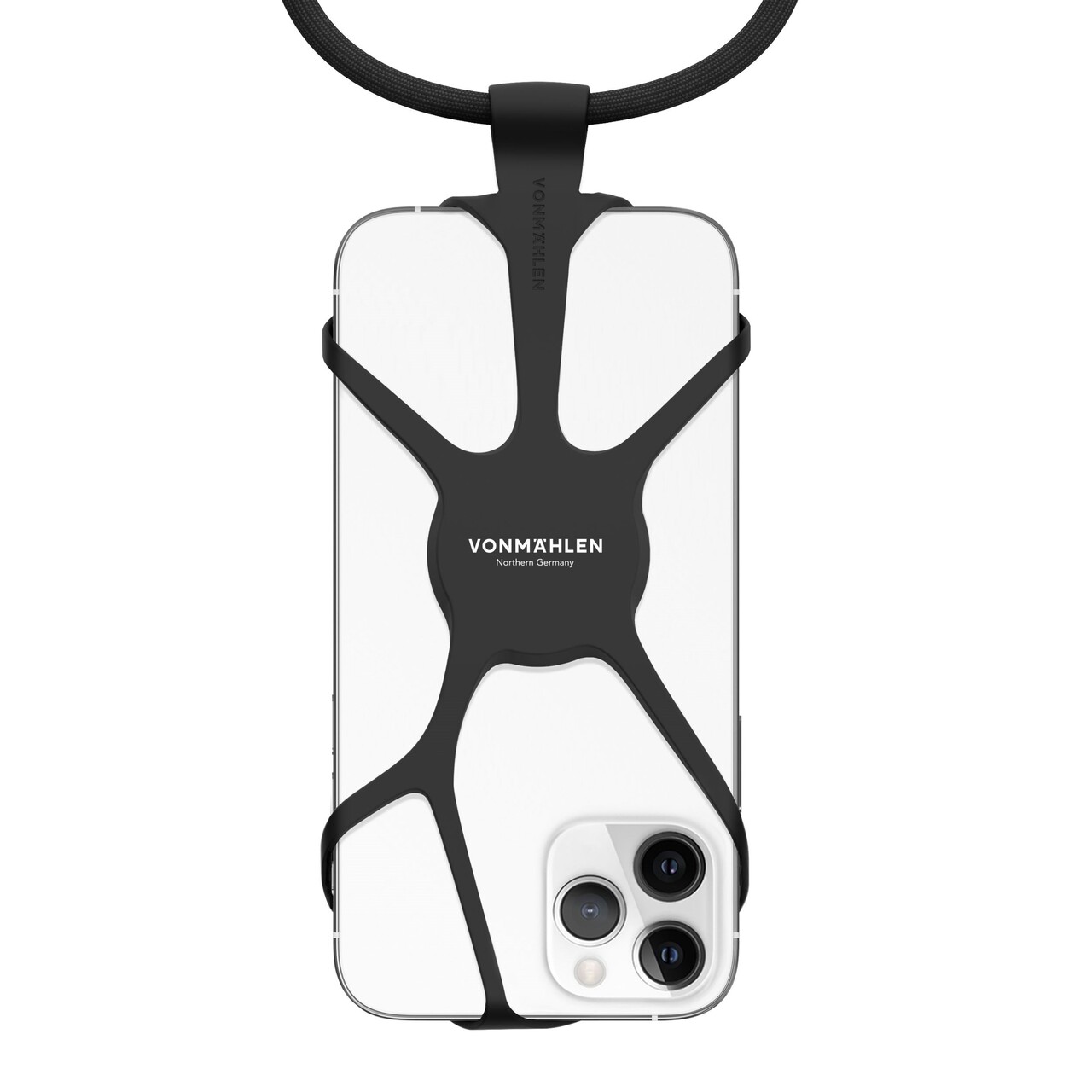 Mobilholder - Vonmählen Infinity Universal Phone Strap - Sort