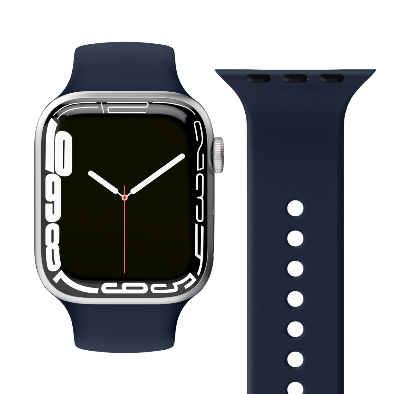 Rem til Apple Watch silikone Vonmählen 38/40/41 mm Navy
