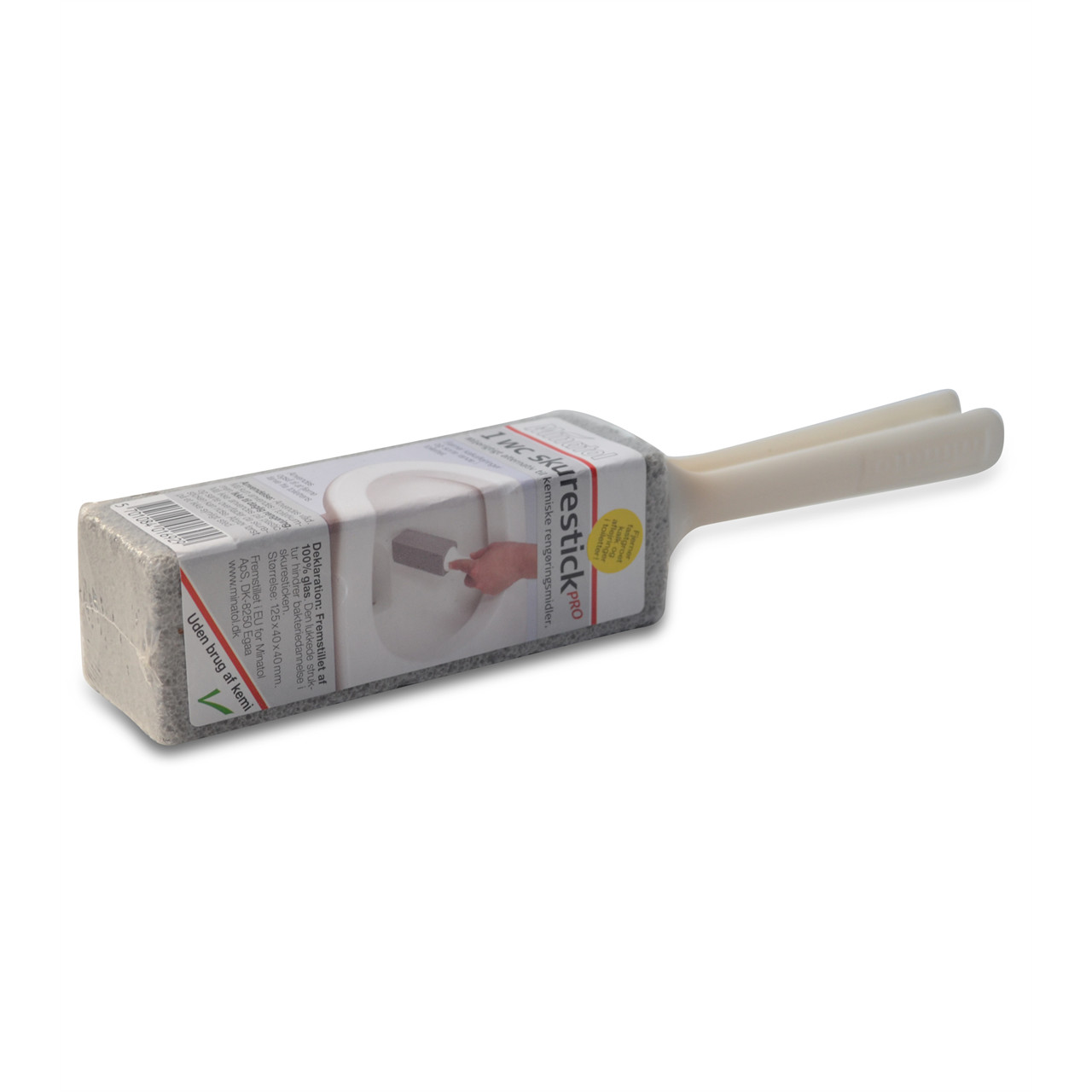 WC skurestick med håndtag 140x140x40mm - 10 stk