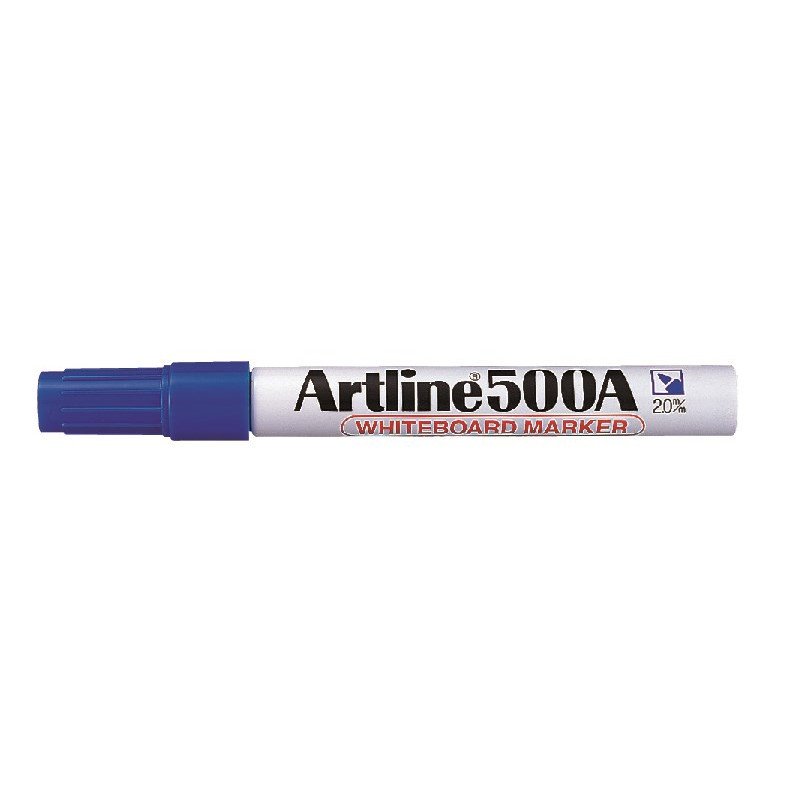 12 stk. Whiteboard Marker Artline 500A blå - Køb minimum 12 stk.