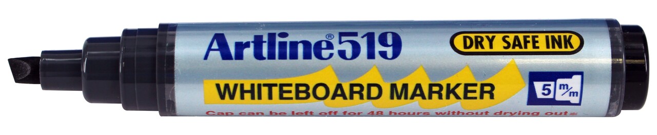 12 stk. Whiteboard Marker Artline 519 sort