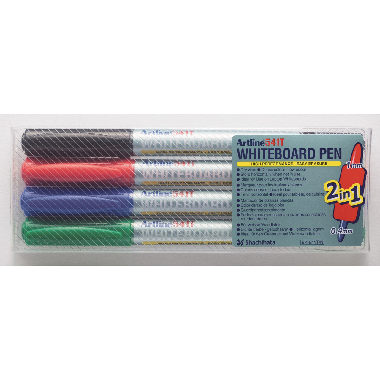 Whiteboard Marker Artline 541T 2-i-1 4-sæt