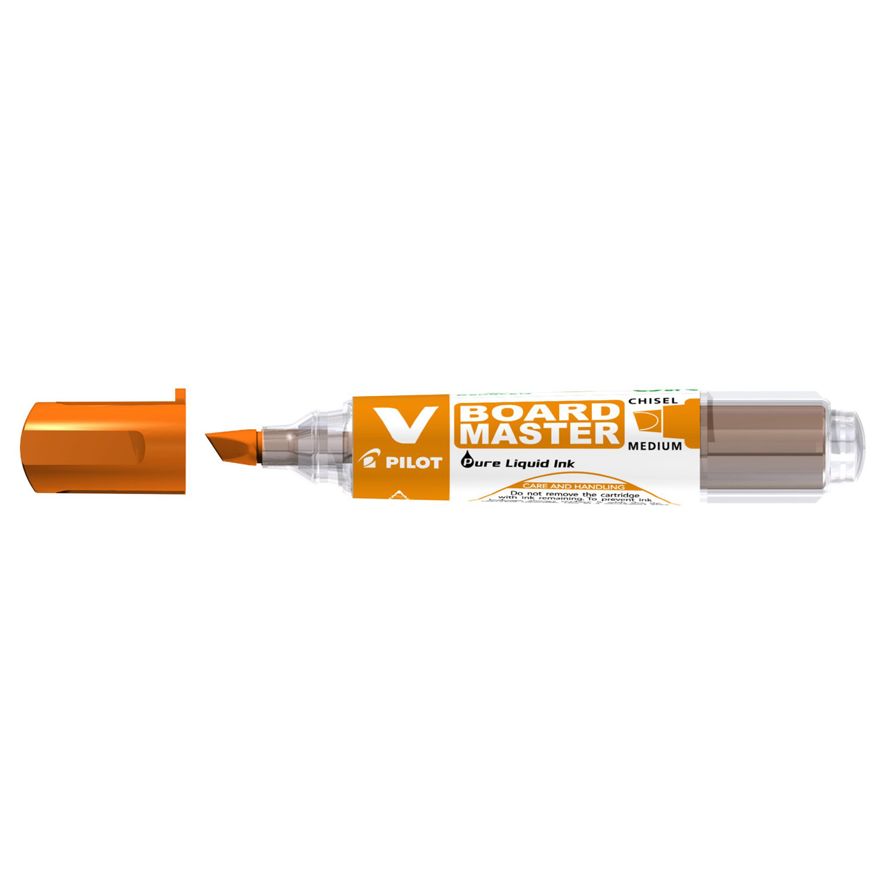 Whiteboard marker - orange skrå spids 1,8 x 5,2 mm Pilot - 10 stk
