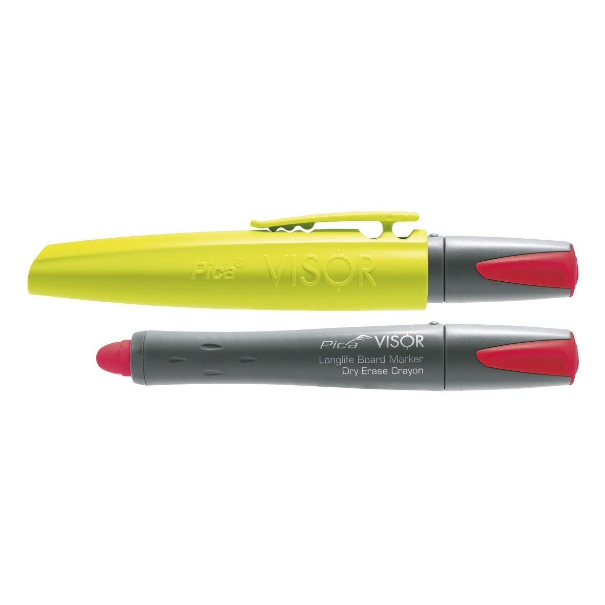 5 stk. Whiteboard marker Pica-Marker VISOR, rød