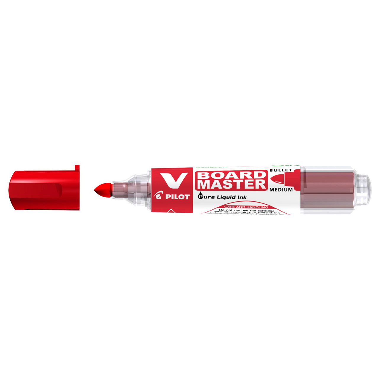 Whiteboard marker - Pilot rød rund spids 2,3 mm - 10 stk