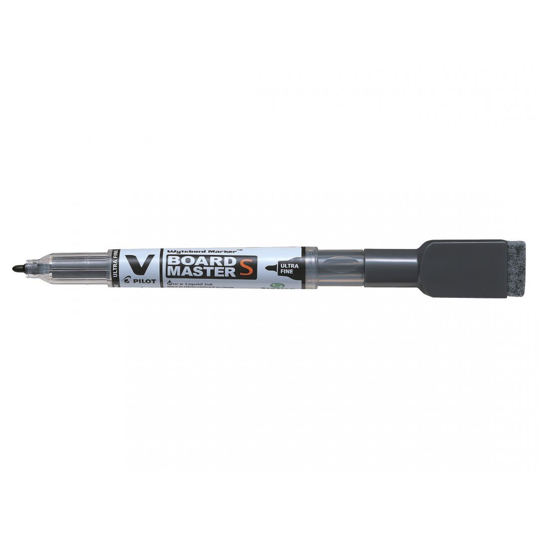 Whiteboardmarker - Pilot V-Board Master S UF - sort - med magnet og cleaner