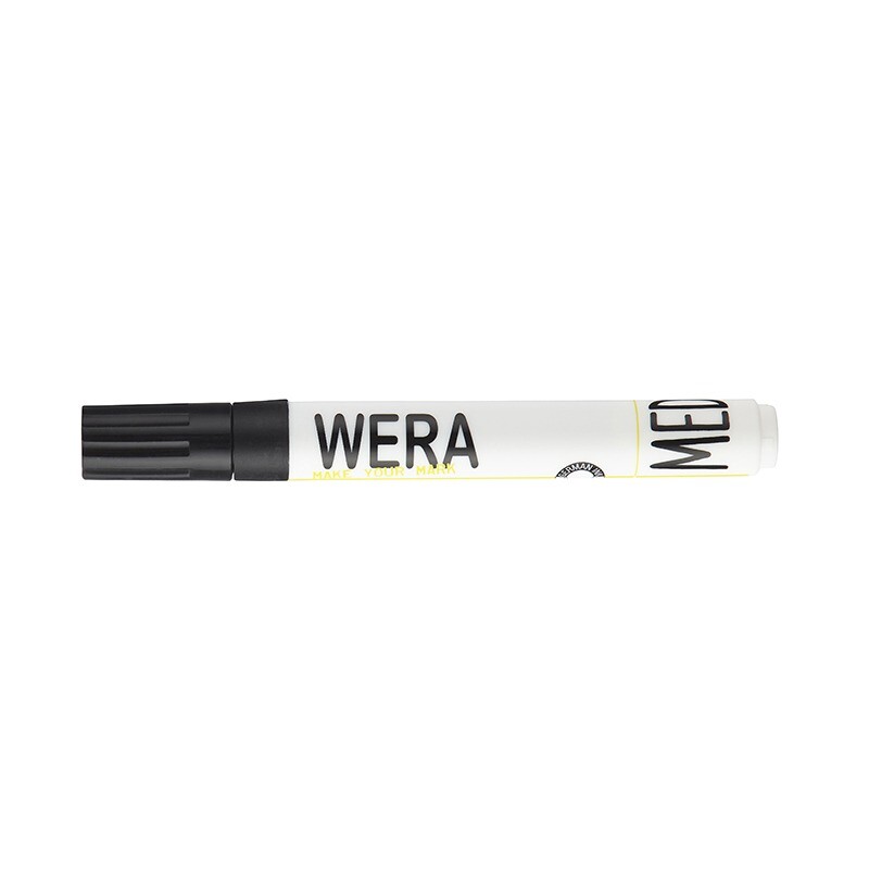 Whiteboardmarker WERA sort - rund 1-3mm - 12 stk