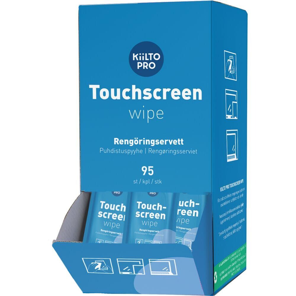 Wipes - Kiilto Pro - Til desinfektion af touchscreen - 14,5% IPA - 95 stk
