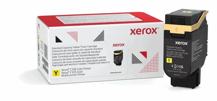 Xerox C320 / C325, Lasertoner, Gul, 1800 sider