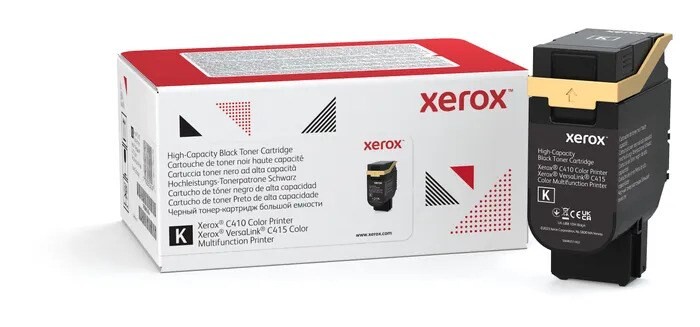 Tonerpatron - Xerox C410/C415 Sort HC - 5200 sider