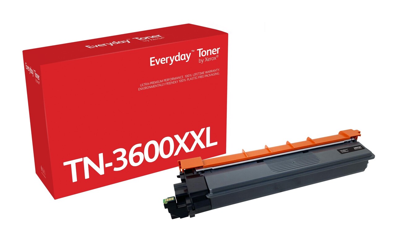 Xerox Everyday Black Toner Brother TN3600XXL, Extra High Capacity