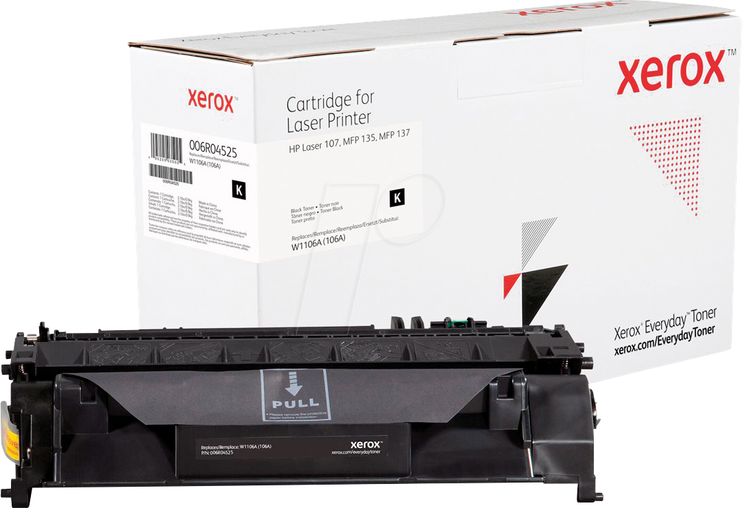 Toner - Xerox Everyday - Sort - HP 106A kompatibel