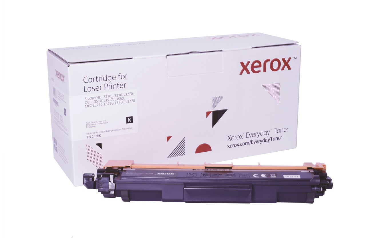 Toner - Xerox Everyday - Sort - 3.000 sider - Til Brother TN-247BK