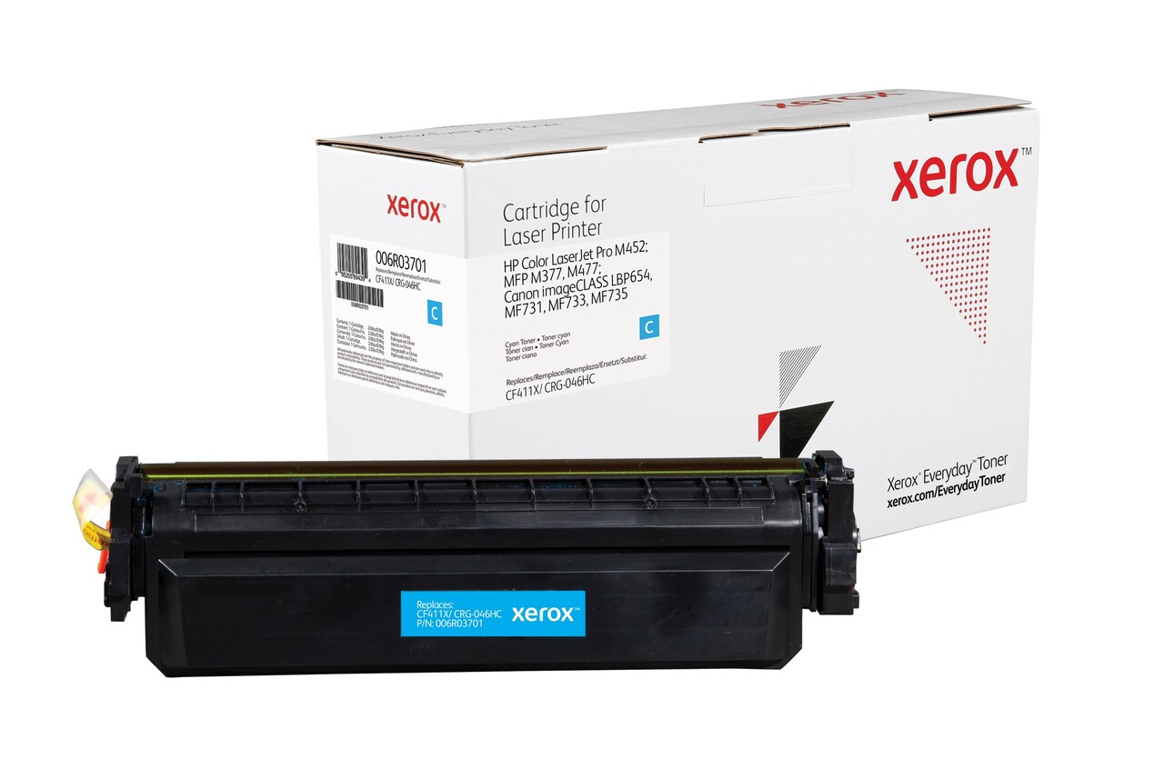 Xerox Everyday Toner High Yield HP 410X, Lasertoner, Cyan, 5000 sider