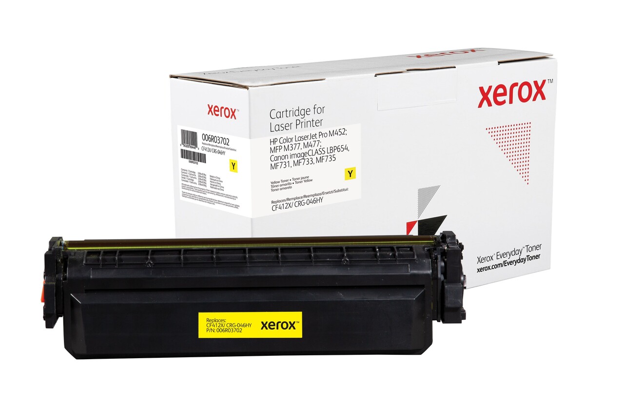 Xerox Everyday Toner High Yield HP 410X , Lasertoner, Gul, 5000 sider