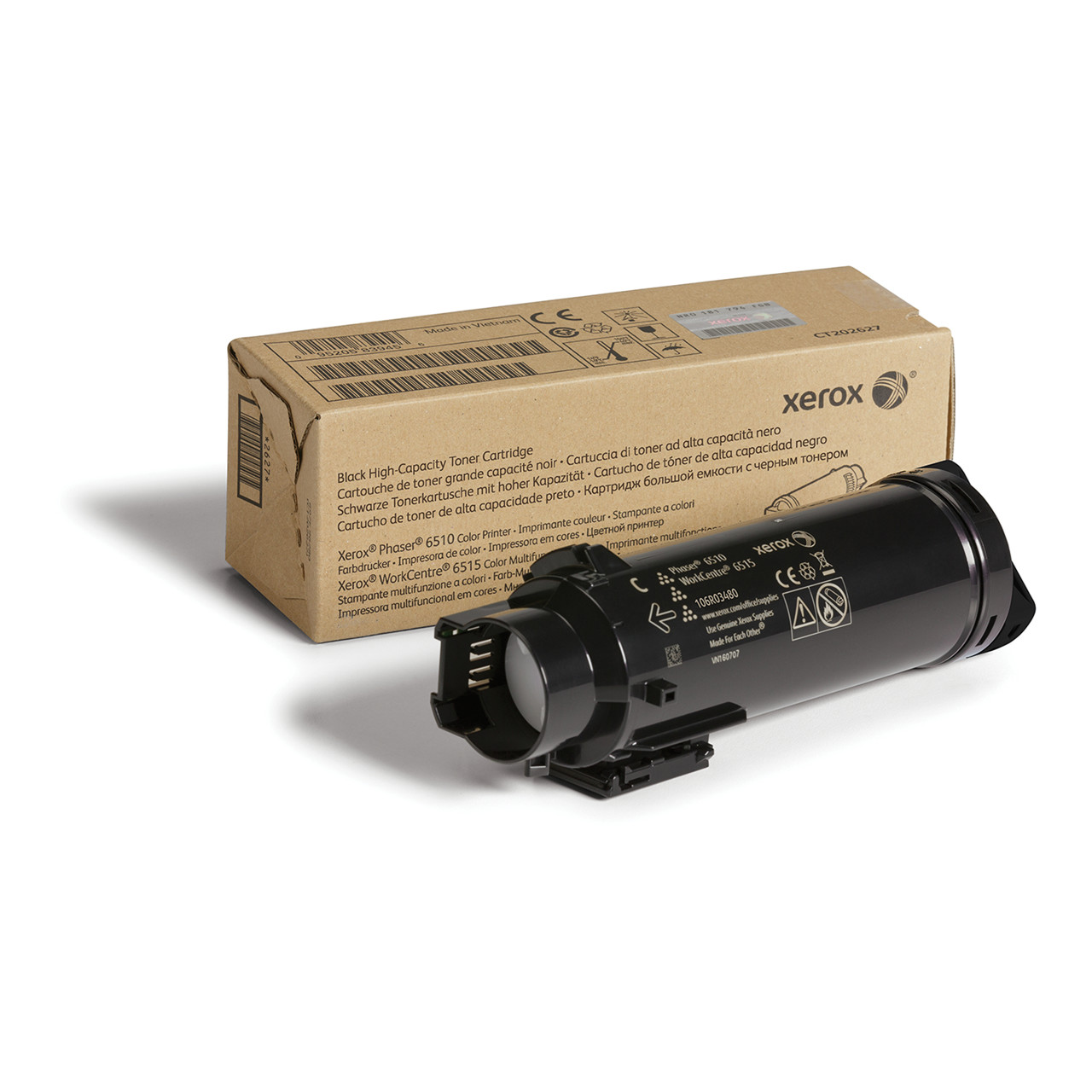 Toner - Xerox Phaser 6510 - Sort - 6.000 sider