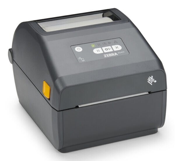 Labelprinter - Zebra ZD421t 300dpi - TT/Ethernet/BT/USB/RTC - Grå - 1 stk