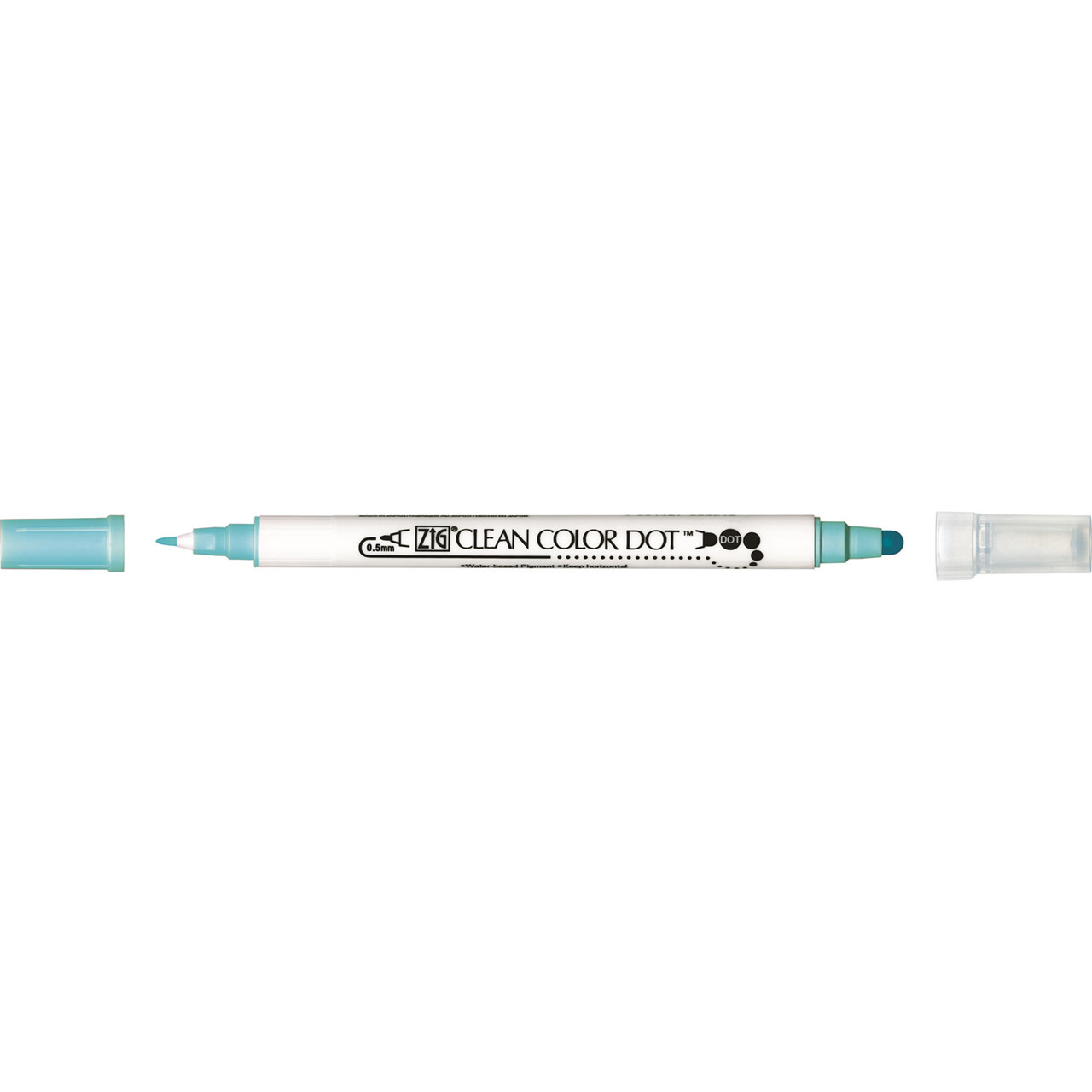 6 stk. Markør - ZIG Clean Color DOT Bluebonnet - Dual tip